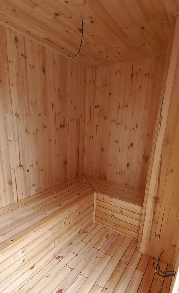 Acabados de madera en Cali - Sauna